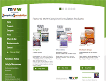 Tablet Screenshot of cfmultivitamins.com